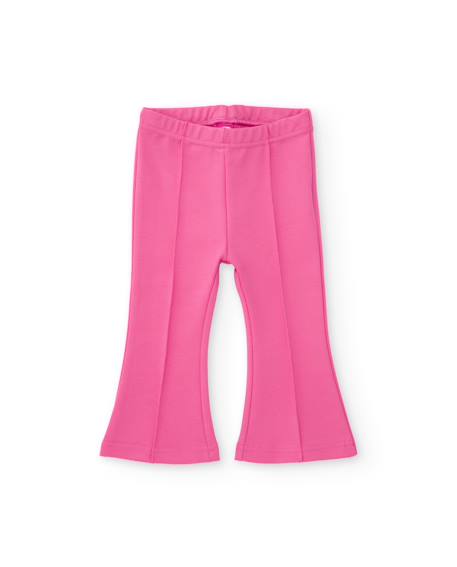 Ensemble en molleton bébé fille avec sweat fleuri et pantalon assorti Violet 3 - vertbaudet enfant 