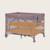 Lit parapluie parc bébé 3en1 laura 0-36 mois avec matelas haute densité et roulettes Beige sand+Black carbon+Green sage+Grey concrete+Pink nude 28 - vertbaudet enfant 