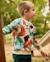 Sweat garçon en molleton doux à motif animaux de la savane Beige 1 - vertbaudet enfant 