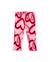 Ensemble fille en molleton avec sweat à motif ludique et leggings assortis Rouge 4 - vertbaudet enfant 