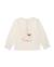 T-shirt fille en maille avec illustration parisienne et nœud décoratif Blanc 1 - vertbaudet enfant 