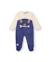 Barboteuse en peluche pour bébé avec motif d'animal Violet 1 - vertbaudet enfant 