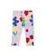 Legging bébé fille en molleton à motif floral et matière extensible Rose 2 - vertbaudet enfant 