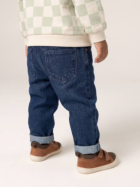 Jean denim bébé denim brut+denim gris 7 - vertbaudet enfant 