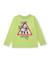 Ensemble garçon avec t-shirt en coton à motif amusant et pantalon jogger Vert 2 - vertbaudet enfant 