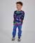 Pantalon de jogging garçon en molleton avec taille élastique Bleu 1 - vertbaudet enfant 