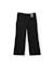 Pantalon fille en sergé à jambes larges et taille ajustable Noir 3 - vertbaudet enfant 