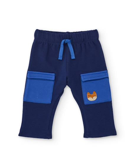 Ensemble en molleton pour bébé avec sweat zippé Bleu 6 - vertbaudet enfant 