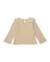 T-shirt fille en jersey à manches longues et détail volanté Beige 2 - vertbaudet enfant 