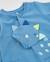 Barboteuse en molleton pour bébé avec motif dinosaure Bleu 3 - vertbaudet enfant 