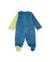 Barboteuse en molleton pour bébé avec dinosaure brodé Bleu 2 - vertbaudet enfant 
