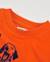 Sweat garçon en molleton avec imprimé chiens rockeurs Orange 3 - vertbaudet enfant 
