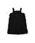 Robe fille avec texture plumage et bretelles Noir 1 - vertbaudet enfant 