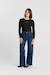 Pantalon loose, large en jeans lexygi Middle blue 2 - vertbaudet enfant 
