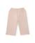 Pantalon en molleton pour fille avec broderie de fleurs et toucher doux Beige 2 - vertbaudet enfant 