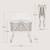 Lit bébé berceau 2en1 gaya pliable avec 4 roues et moustiquaire Beige latte+Beige sand 12 - vertbaudet enfant 