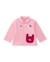 Ensemble en peluche pour bébé de trois pièces avec détails brodés Rose 2 - vertbaudet enfant 