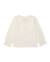 T-shirt pour fille en maille avec nœuds frontaux et poignets froncés Blanc 2 - vertbaudet enfant 