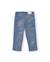 Jean pour fille avec broderie florale et coupe confortable Bleu 2 - vertbaudet enfant 