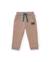 Pantalon bébé garçon en molleton à taille élastique et coupe confortable Beige 2 - vertbaudet enfant 