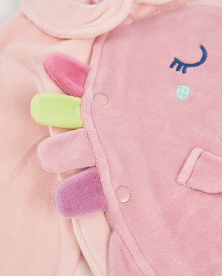 Ensemble en maille pour bébé avec t-shirt dinosaure Rose 6 - vertbaudet enfant 