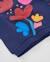 Sweat en molleton pour fille à motif floral et volants Bleu 5 - vertbaudet enfant 