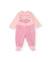 Barboteuse en molleton pour bébé avec motif dinosaure Rose 1 - vertbaudet enfant 