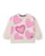 Ensemble fille en molleton avec sweat à cœurs et legging assorti Rose 3 - vertbaudet enfant 