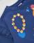 T-shirt fille en jersey à motif devant et volants aux épaules Bleu 3 - vertbaudet enfant 