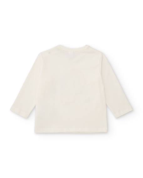 Ensemble en maille pour bébé fille avec t-shirt imprimé et legging assorti Blanc 4 - vertbaudet enfant 