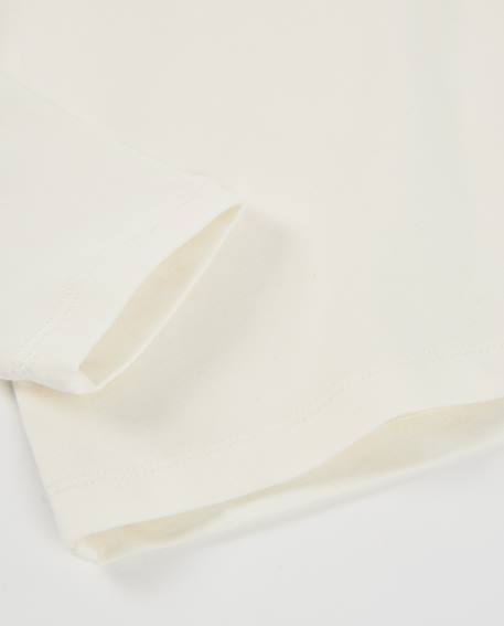 T-shirt fille en maille avec détails brillants à l'encolure Blanc 5 - vertbaudet enfant 