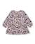 Robe fille en molleton imprimé animalier avec nœud Blanc 3 - vertbaudet enfant 
