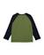 T-shirt garçon en jersey avec imprimé rock et manches contrastées Vert 3 - vertbaudet enfant 