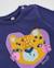 T-shirt en jersey fille à manches longues avec motifs et sequins Bleu 3 - vertbaudet enfant 