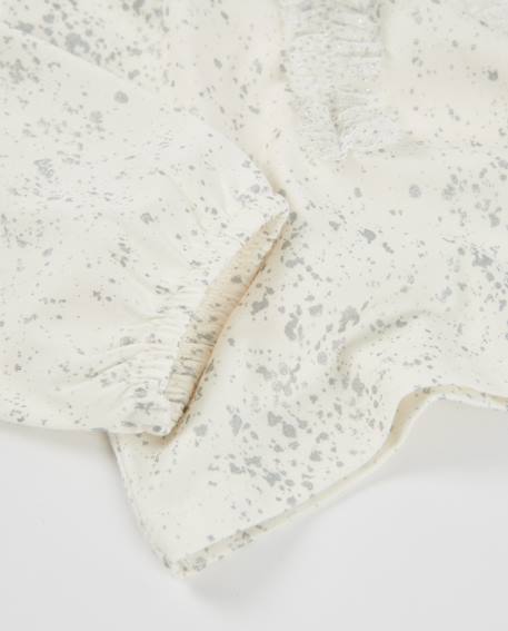 T-shirt fille en maille avec fronce en forme de nœud Blanc 3 - vertbaudet enfant 