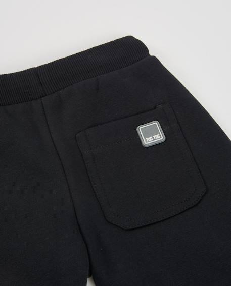 Pantalon en molleton pour bébé garçon avec taille élastique Noir 4 - vertbaudet enfant 