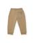 Pantalon en molleton pour garçon avec chevilles côtelées et cordon de serrage Marron 2 - vertbaudet enfant 
