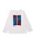 T-shirt garçon en maille avec imprimé frontal et manches longues Blanc 1 - vertbaudet enfant 