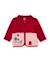 Ensemble en tricot pour bébé avec fermeture zippée sur le devant Rouge 2 - vertbaudet enfant 
