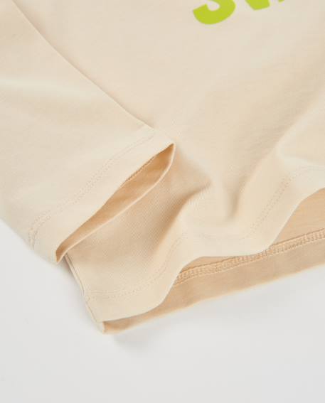 T-shirt garçon en jersey avec imprimé caméléon Blanc 4 - vertbaudet enfant 