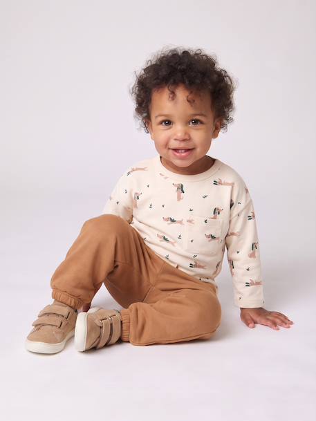 Ensemble T-shirt et pantalon bébé garçon caramel+vert 15 - vertbaudet enfant 