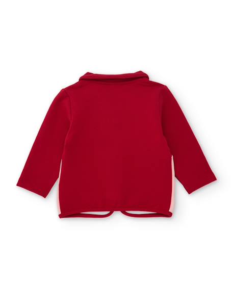 Ensemble en tricot pour bébé avec fermeture zippée sur le devant Rouge 3 - vertbaudet enfant 