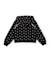 Sweat à capuche en molleton pour fille avec design floral et dentelle Noir 3 - vertbaudet enfant 