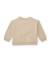 Sweat fille en molleton avec broderies florales et toucher doux Beige 2 - vertbaudet enfant 
