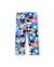 Legging fille en molleton à imprimé floral et taille élastique Bleu 1 - vertbaudet enfant 