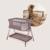 Lit cododo berceau 3en1 luna réglable en hauteur et inclinaison avec matelas Beige sand+Beige taupe+Grey concrete 8 - vertbaudet enfant 