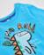 T-shirt manches longues garçon en jersey imprimé dinosaure Bleu 4 - vertbaudet enfant 