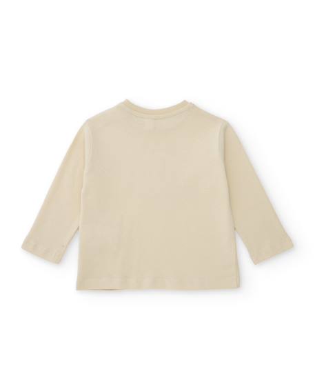 T-shirt en maille pour garçon avec imprimé illustré Blanc 2 - vertbaudet enfant 