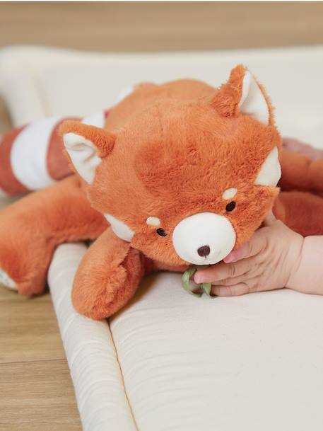 Peluche lestée panda roux orange 2 - vertbaudet enfant 