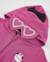 Sweat à capuche fille en molleton à motif ludique Violet 3 - vertbaudet enfant 